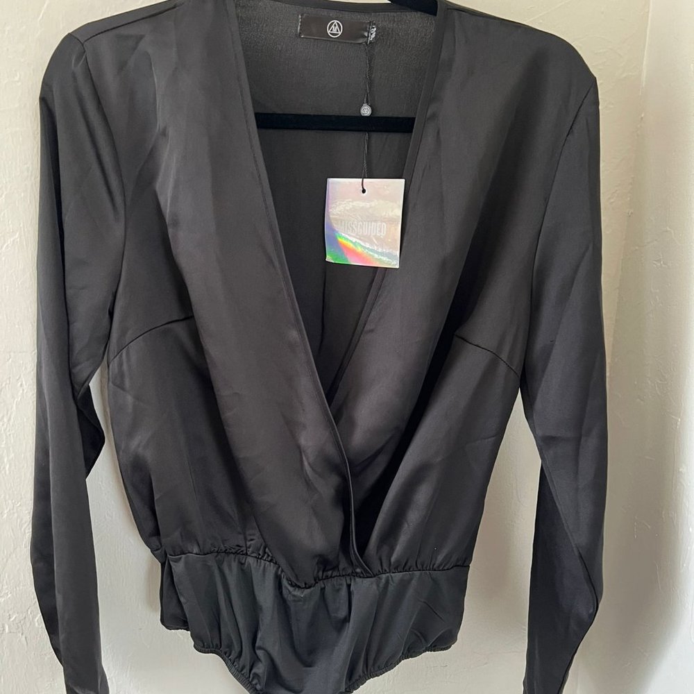 Missguided Wrap Front Bodysuit